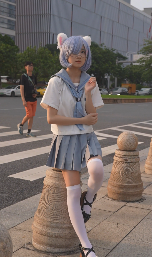 【裙底偷拍】016-制服jk蕾姆小姐姐，多次镜头前弯腰透心凉CD-绿猫资源站